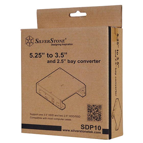 SilverStone 5.25 to 3.5 HDD and 2.5 SSD BAY CONVERTER