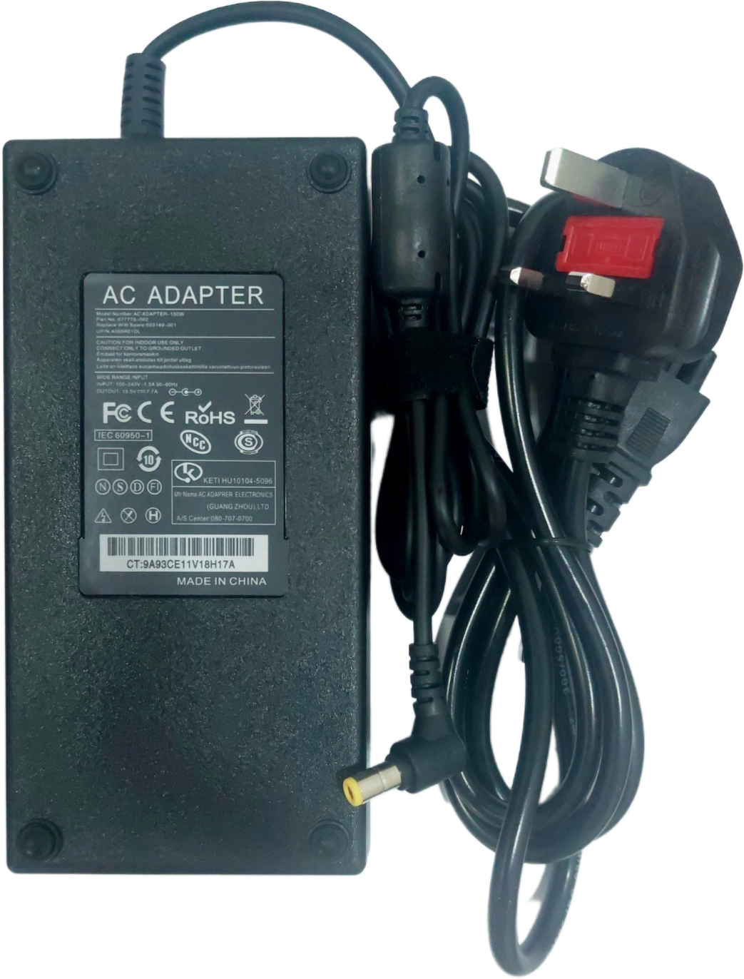 150W 19.5V 7.7A AC Adapter Charger Power Supply for Lenovo 54Y8827 54Y8834 54Y8838